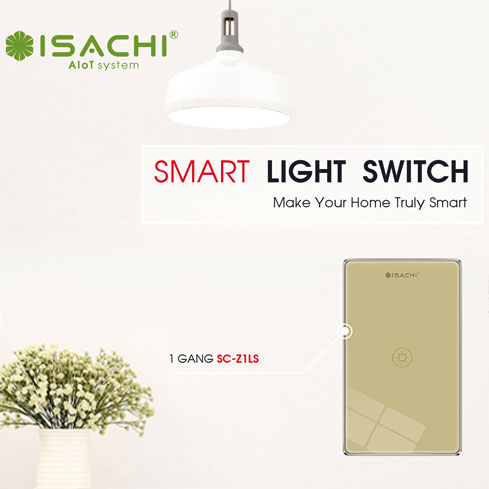 Công tắc smart home thông minh hơn với hệ sinh thái AIOT ISACHI